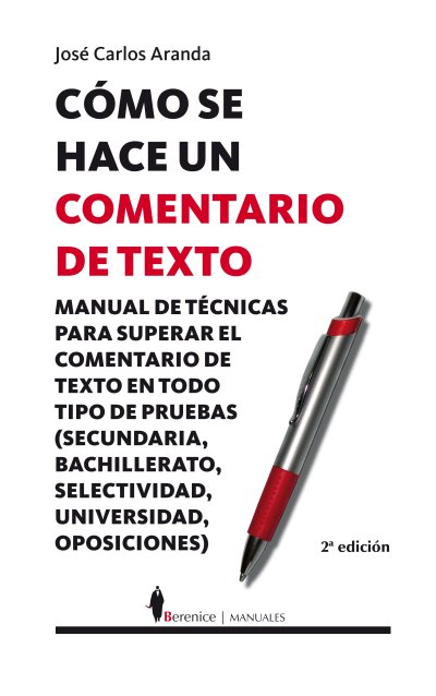 Cómo se hace un comentario de texto